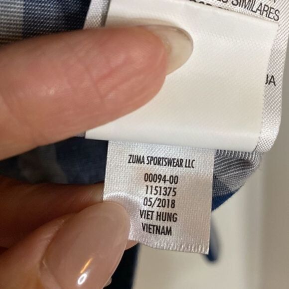 NWOT Ben Sherman Mens Teal Check Button Down Shirt - Picture 10 of 12